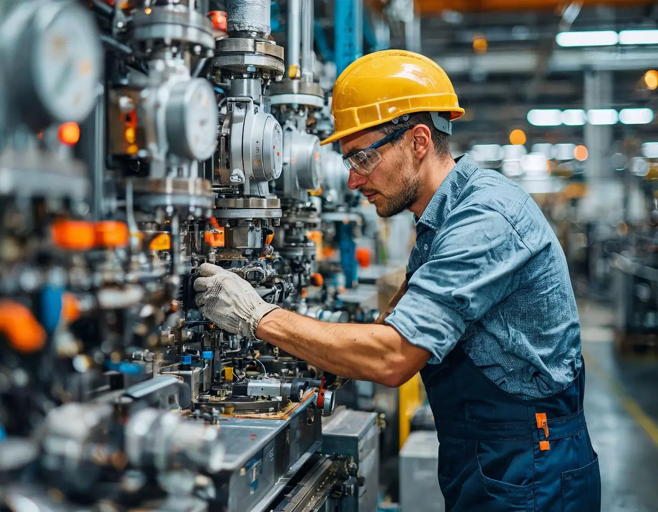 Thợ Fitter General bảo trì máy bơm công nghiệp